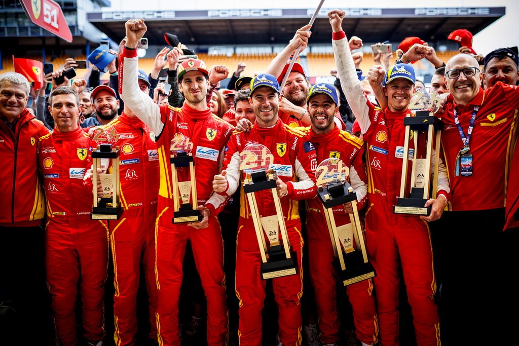 Nicklas Nielsen vinder 24-timersløbet på Le Mans
(Foto: Ferrari Media)